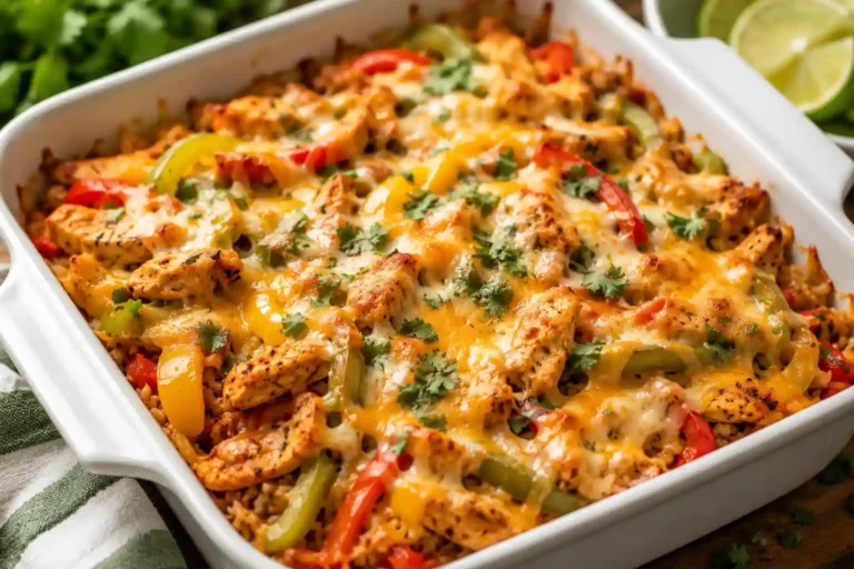 Chicken Fajita Casserole recipe