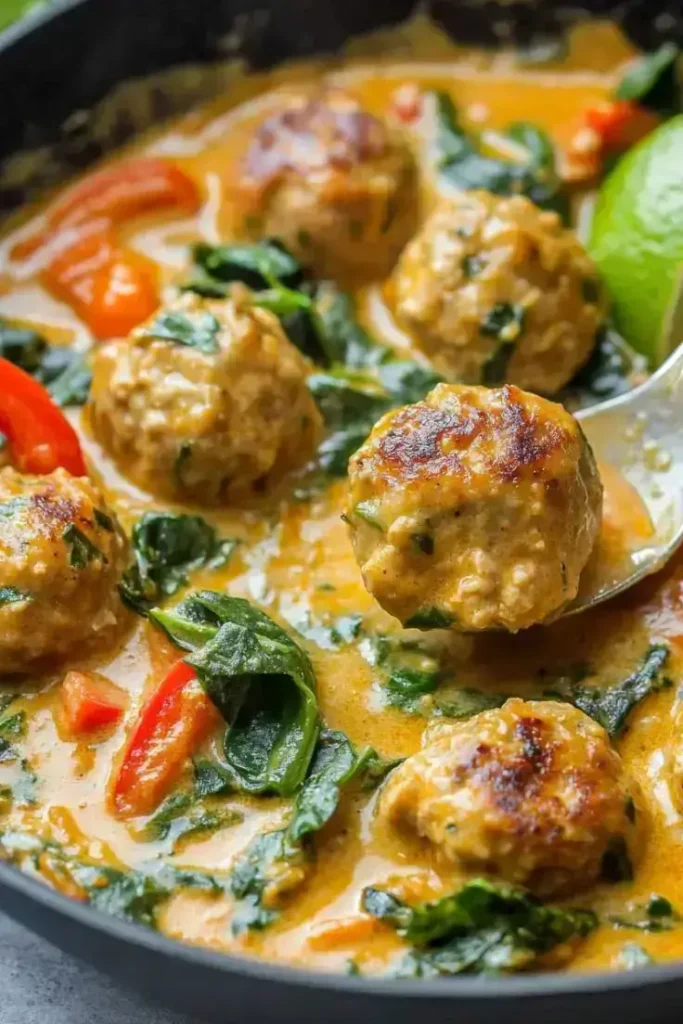 Coconut-Curry-Chicken-Meatballs (4)