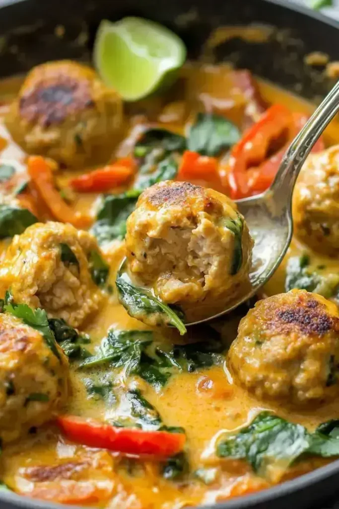 Coconut-Curry-Chicken-Meatballs (4)