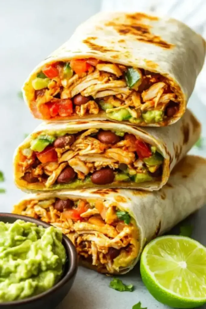 Easy Chicken Burritos
