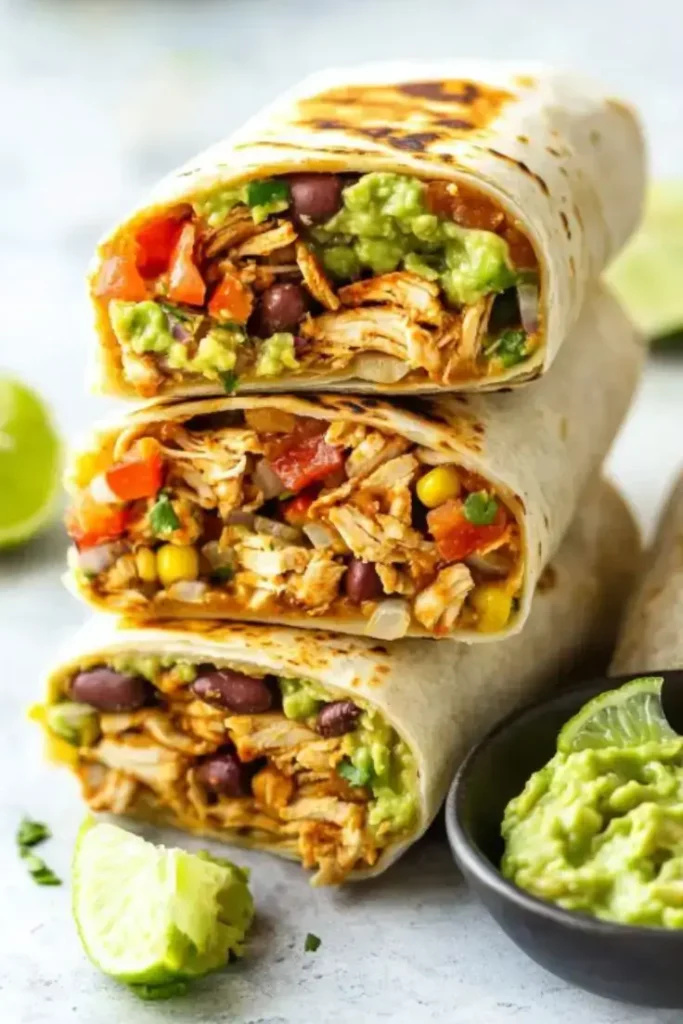 Easy Chicken Burritos