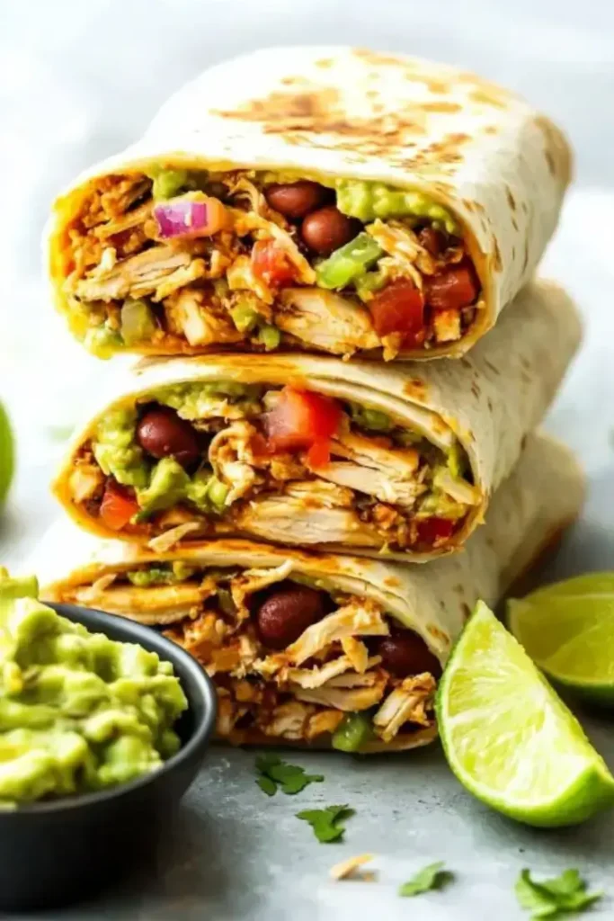 Easy Chicken Burritos