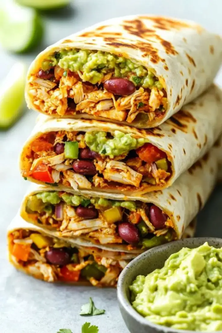 Easy Chicken Burritos
