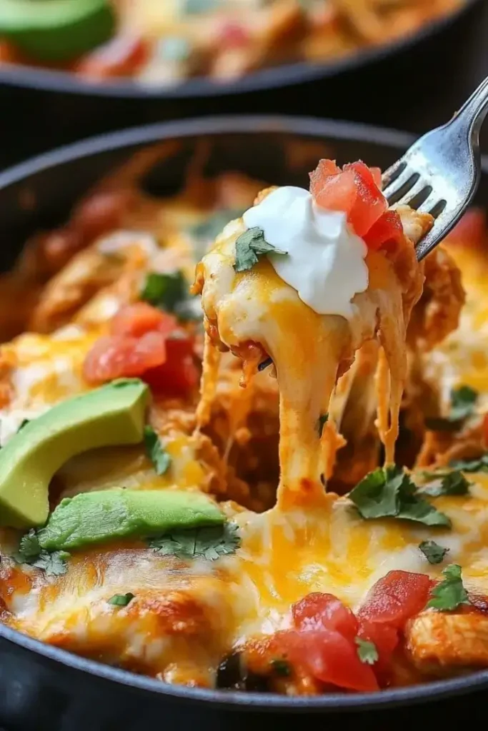 Easy and Delicious Chicken Fajita Casserole