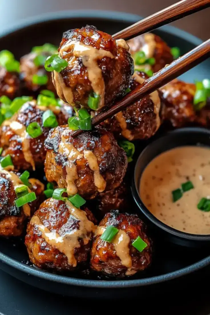 Korean Barbecue-Style Meatballs