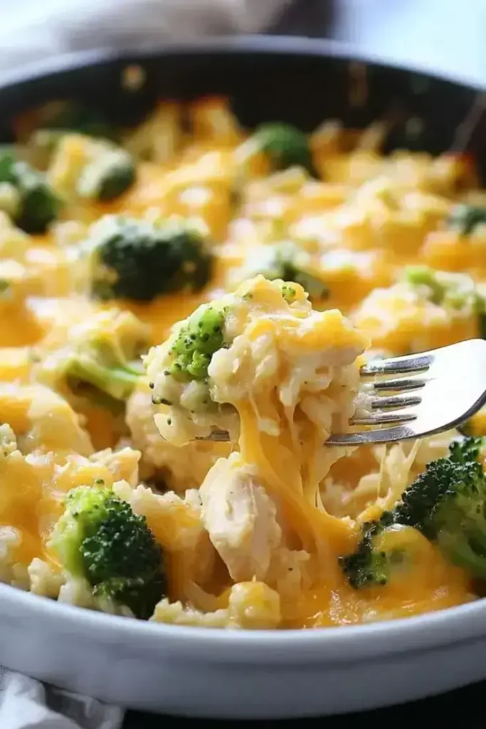 One-Pot-Cheesy-Chicken-Broccoli-Rice-Casserole