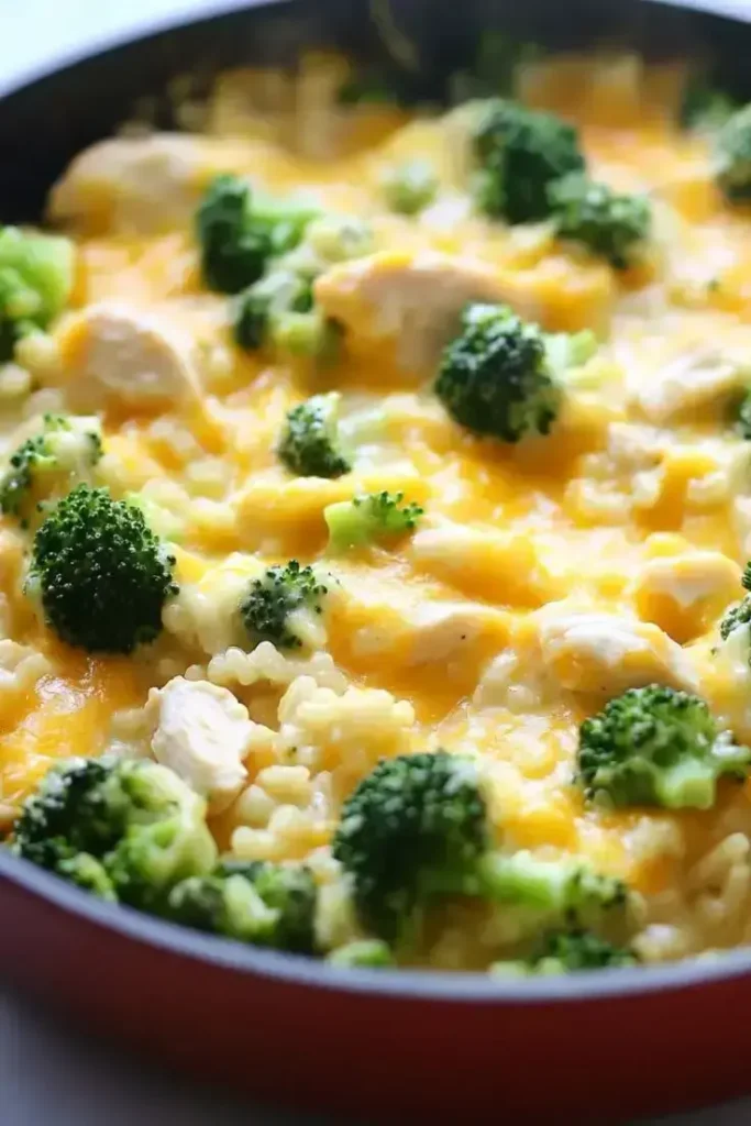 One-Pot-Cheesy-Chicken-Broccoli-Rice-Casserole