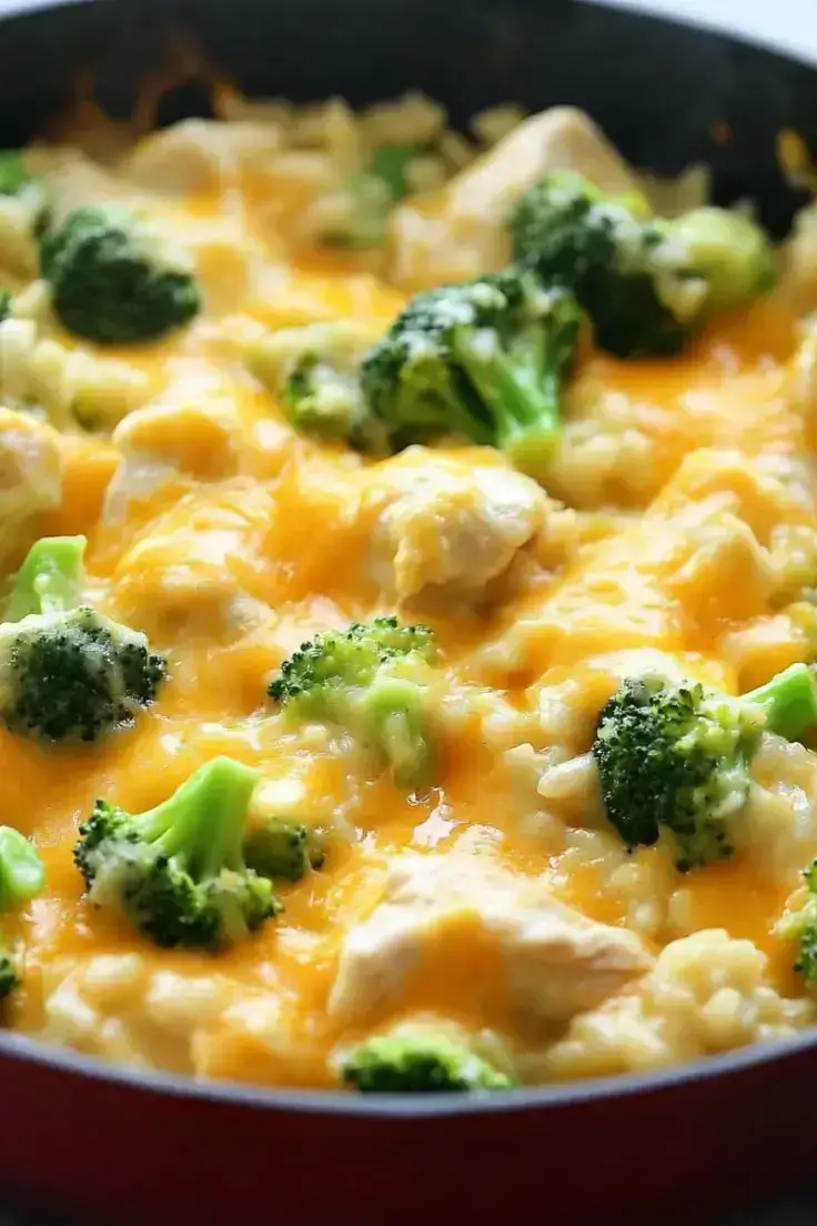 One-Pot-Cheesy-Chicken-Broccoli-Rice-Casserole