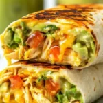 Quick and Easy Chicken Burritos