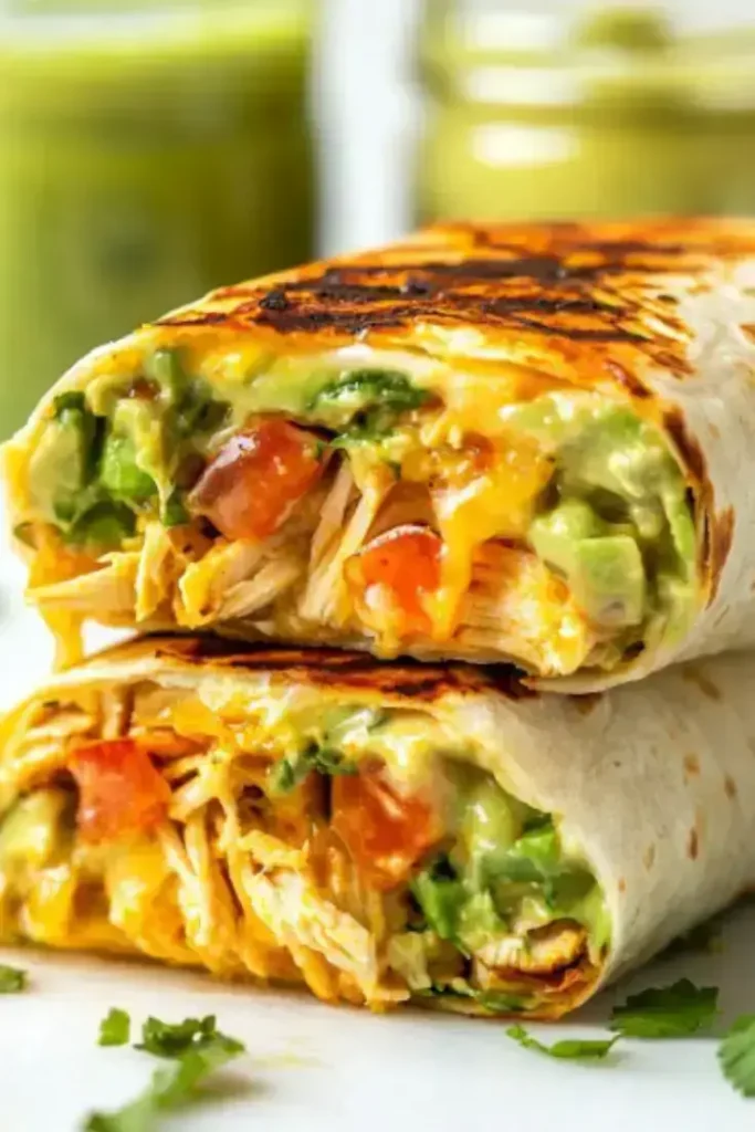 Quick and Easy Chicken Burritos