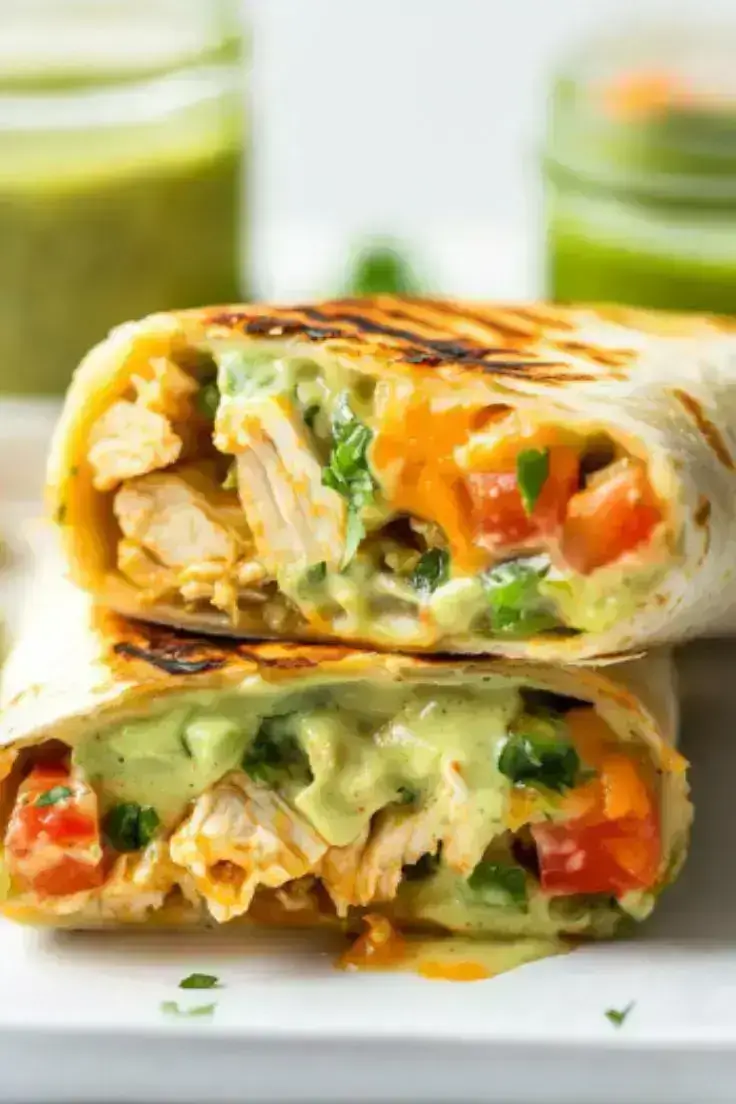 Quick and Easy Chicken Burritos