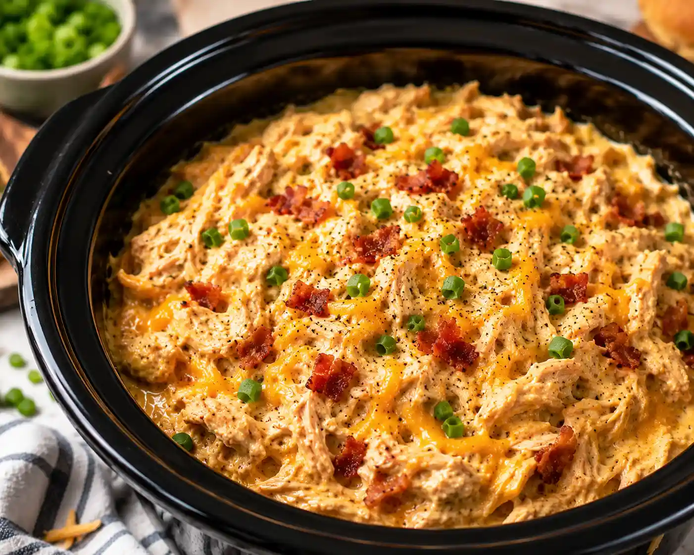 Easy Slow Cooker Crack Chicken