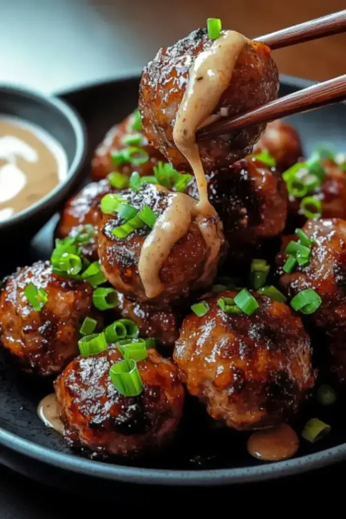 Korean Barbecue-Style Meatballs