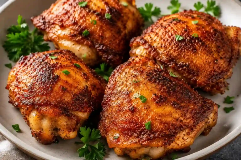 Crispy Air Fryer Chicken Thighs