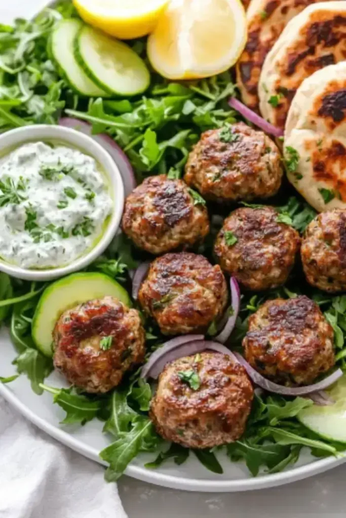 Sheet-Pan-Greek-Meatballs
