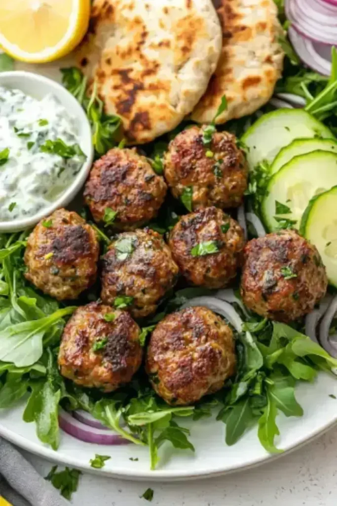 Sheet-Pan-Greek-Meatballs