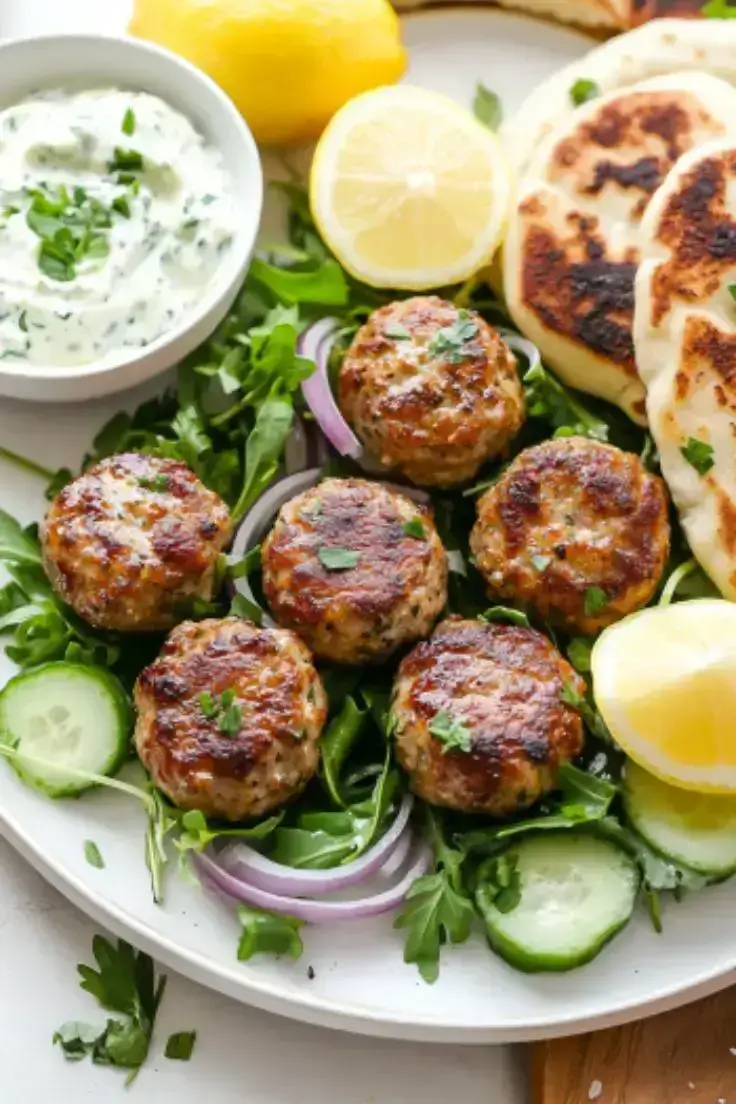 Sheet-Pan-Greek-Meatballs