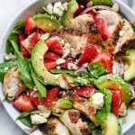 Strawberry chicken salad 