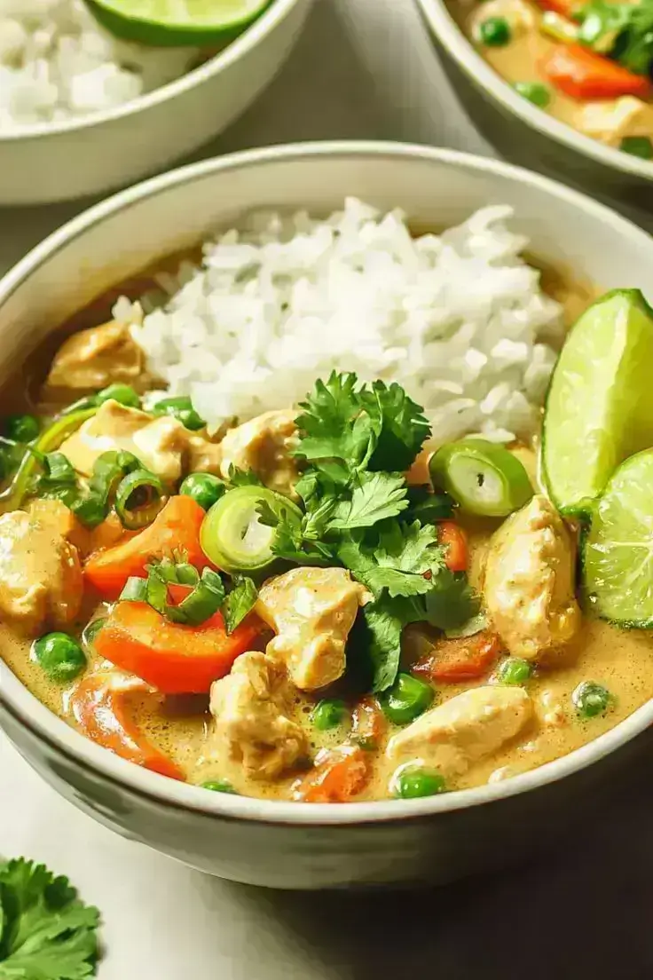 Thai-Green-Curry-with-Ginger-Chicken-Vegetables