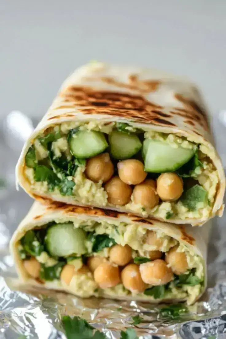 buffalo-chickpea-salad-wraps