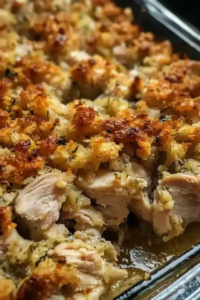chicken-and-stuffing-casserole