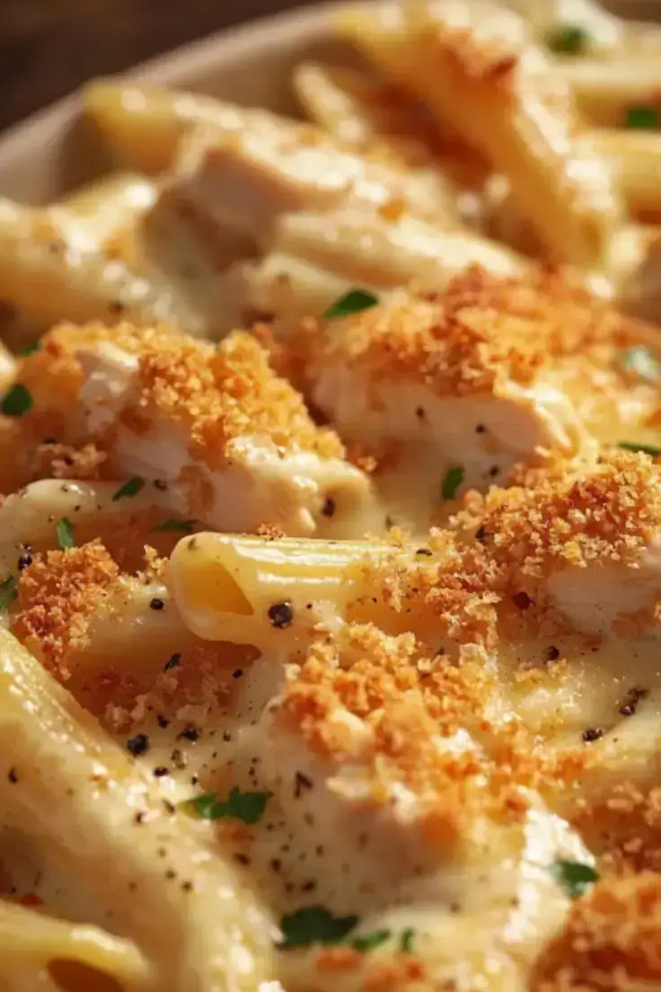Dump-and-Bake Chicken Parmesan Casserole
