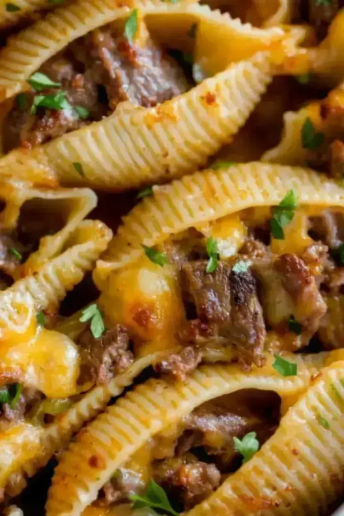 philly-cheesesteak-stuffed-shells