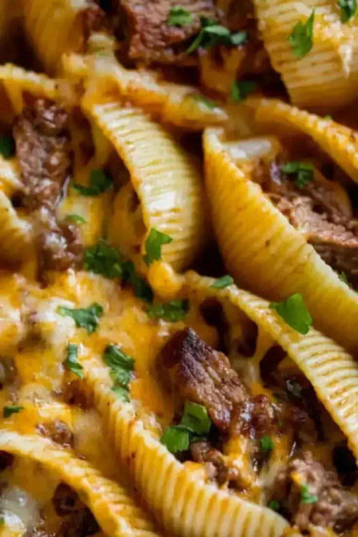 philly-cheesesteak-stuffed-shells
