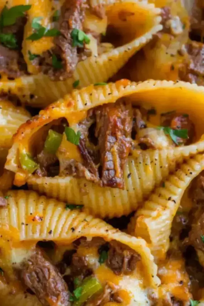philly-cheesesteak-stuffed-shells