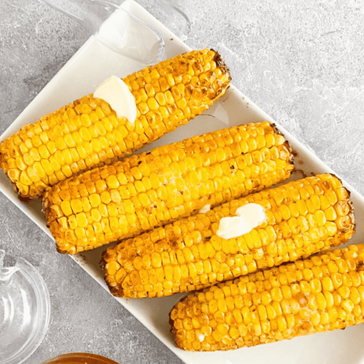 Air fryer Cajun fried corn inspired by Wingstop, seasoned and crispy.