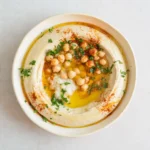 Creamy homemade hummus