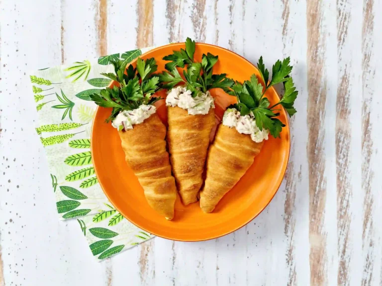 Stuffed Crescent Roll Carrots