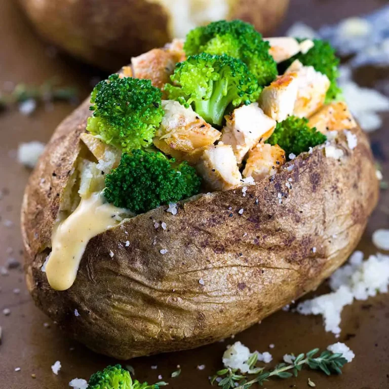Baked potato stuffed