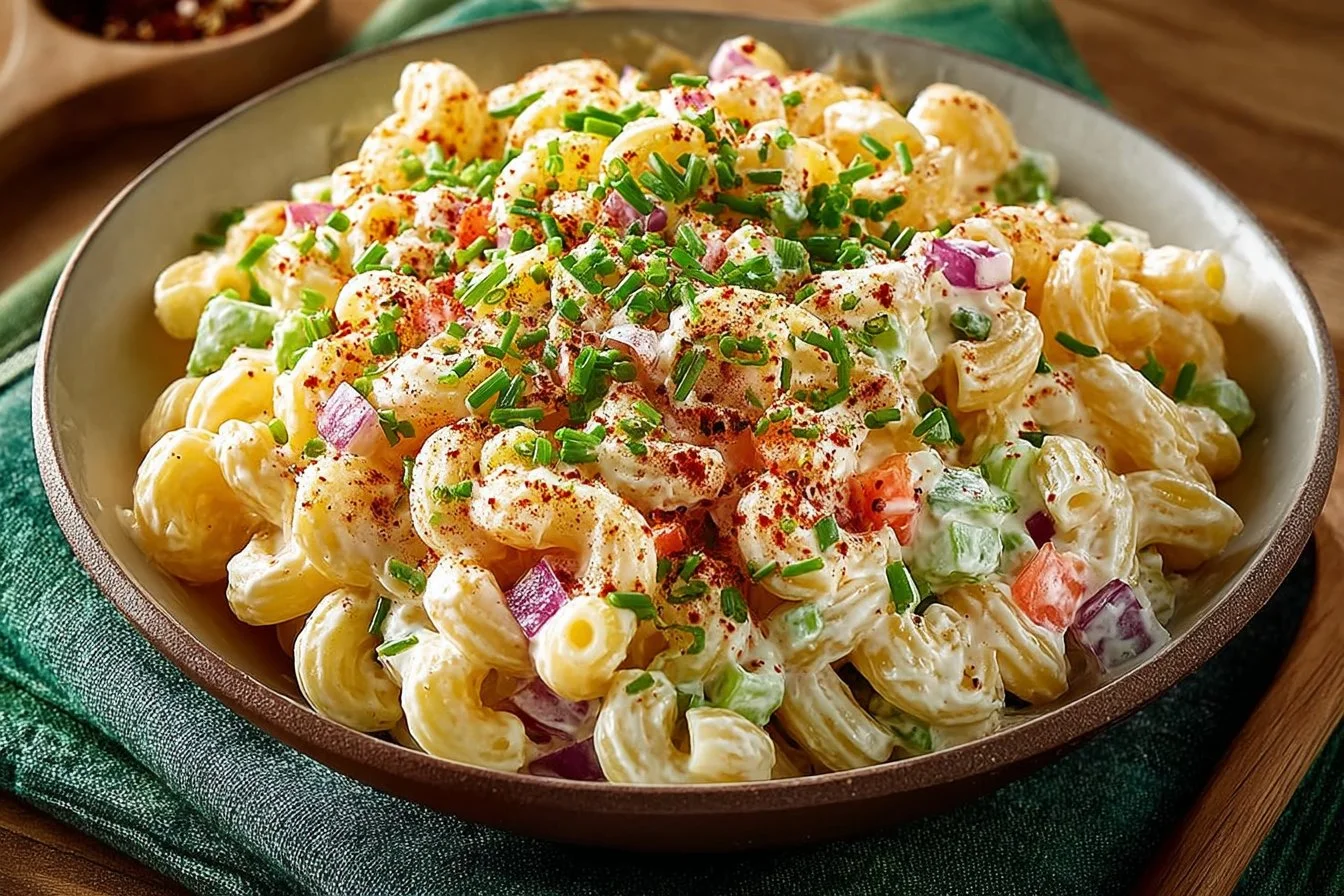 Creamy macaroni salad
