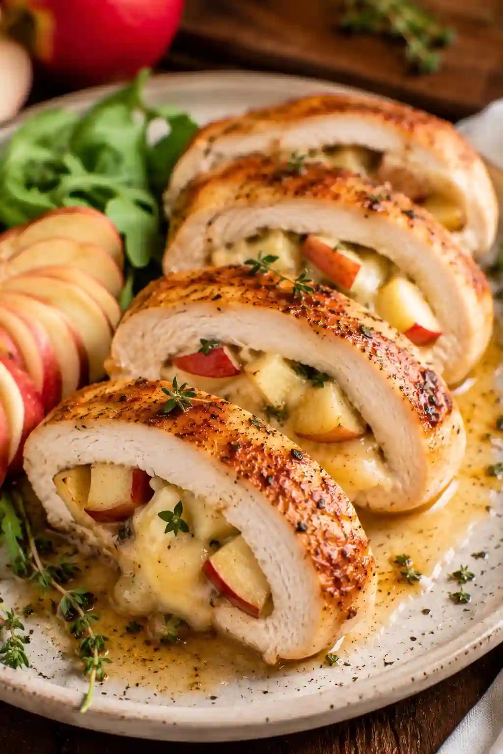 Apple and Brie Stuffed Chicken Breast recipe