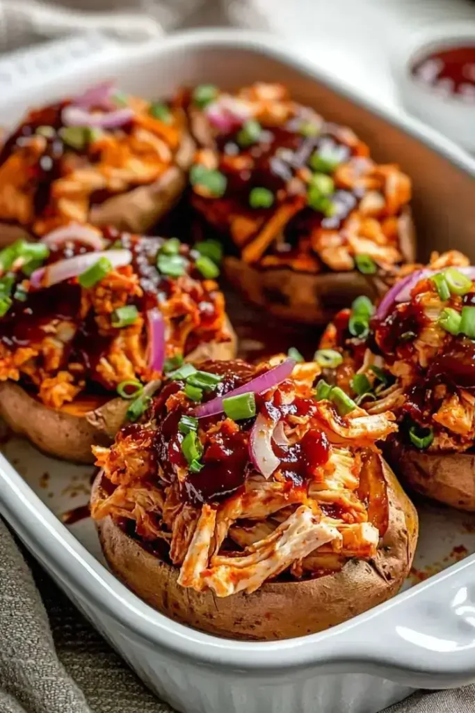 BBQ-Chicken-Stuffed-Sweet-Potatoes (4)