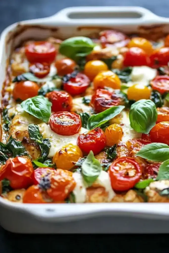 Caprese-Chicken-Casserole