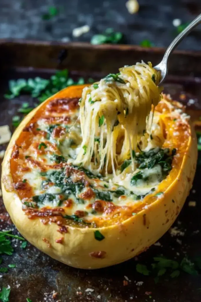 Cheesy-Garlic-Parmesan-Spinach-Spaghetti-Squash (3)