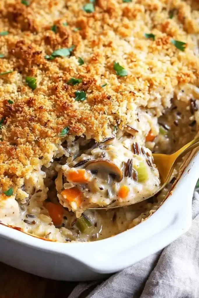 Chicken-Wild-Rice-Casserole-Recipe