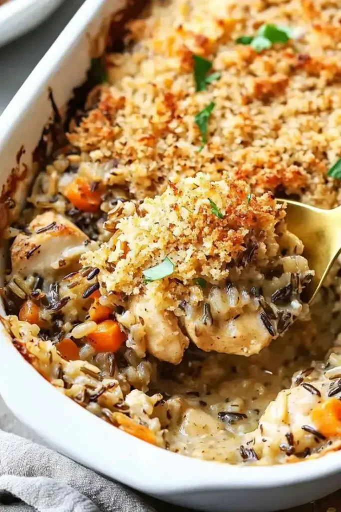 Chicken-Wild-Rice-Casserole-Recipe