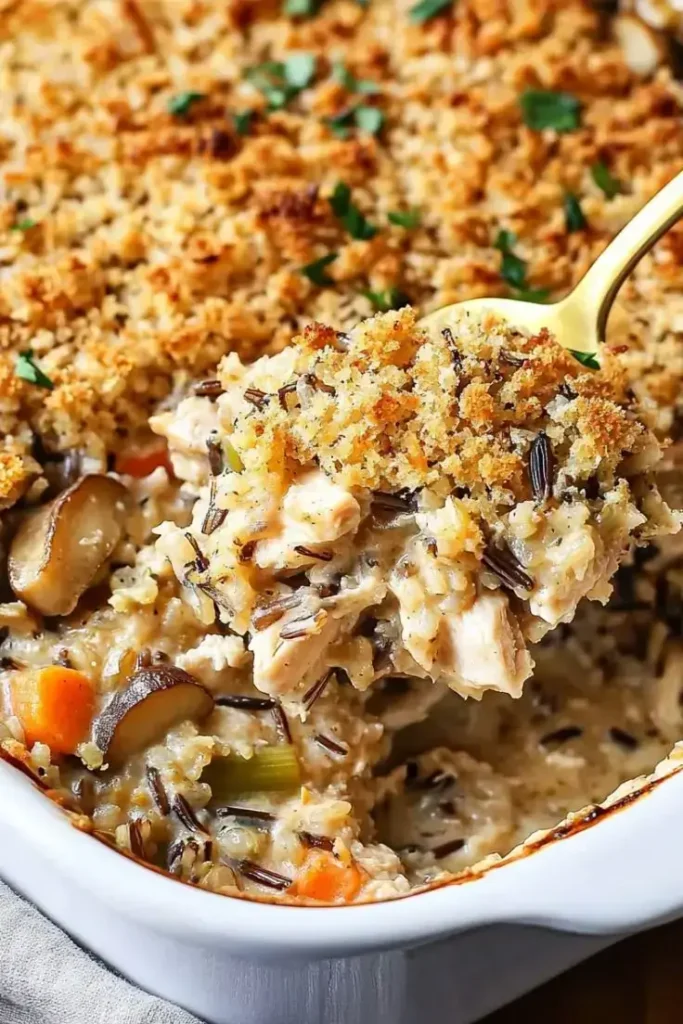 Chicken-Wild-Rice-Casserole-Recipe