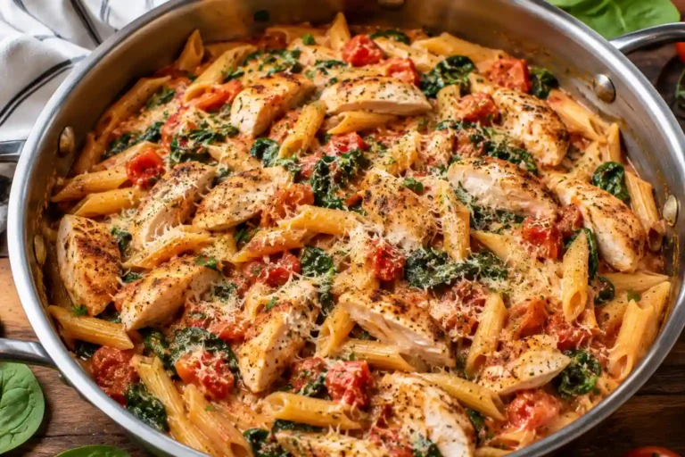Chicken and Spinach Pasta