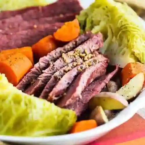 Slow cooker corned beef and cabbage