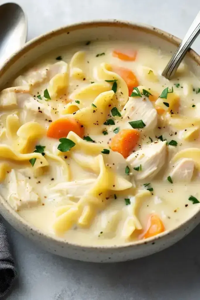 Creamy-Chicken-Noodle-Soup