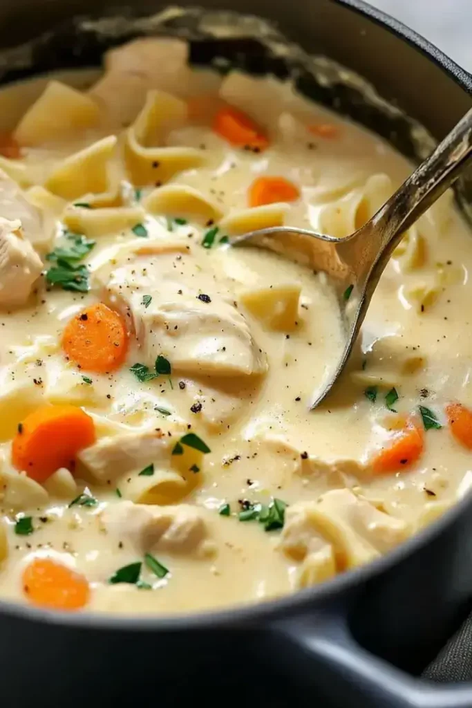 Creamy-Chicken-Noodle-Soup