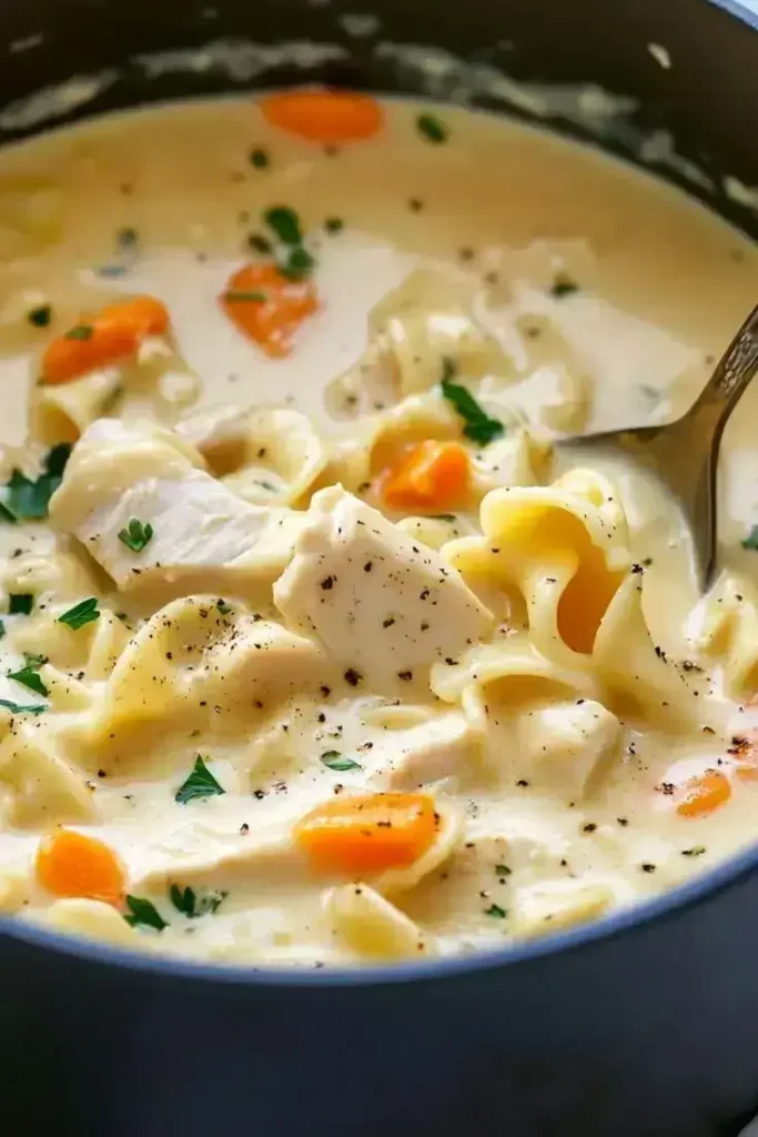 Creamy-Chicken-Noodle-Soup