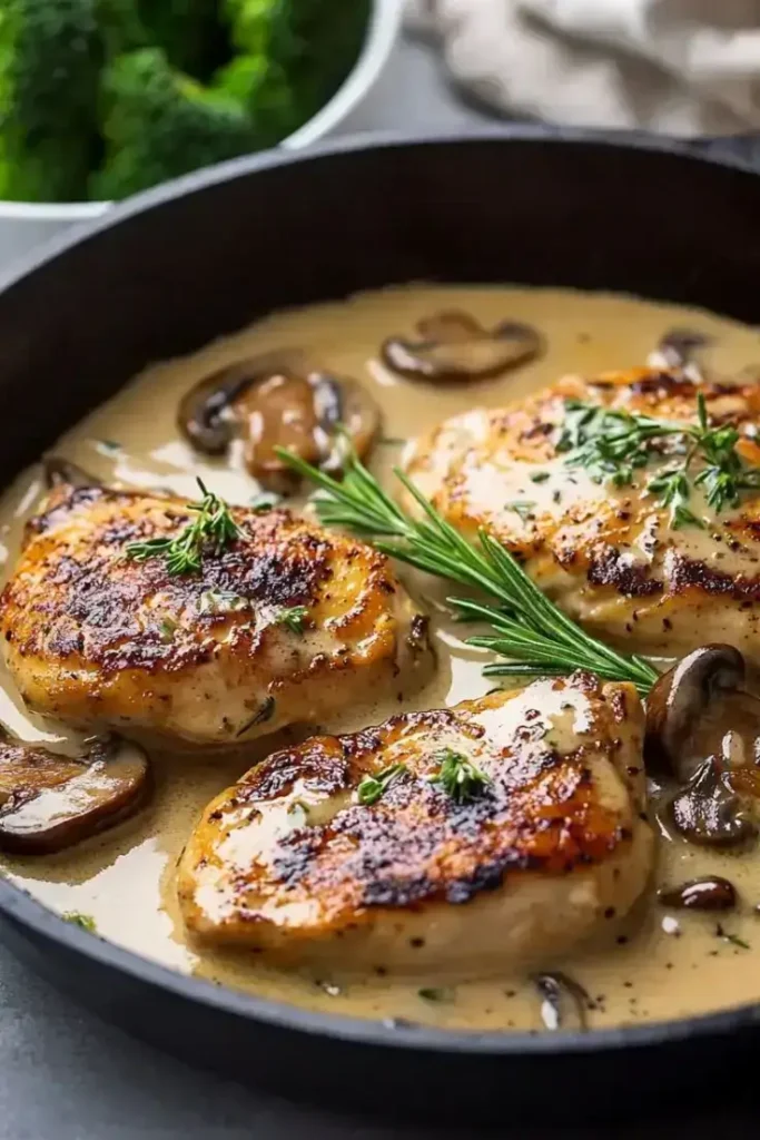 Creamy-Parmesan-Garlic-Mushroom-Chicken