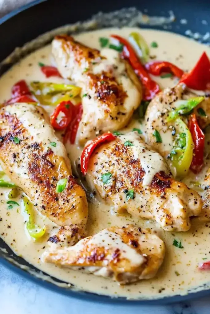 Creamy-Pepperoncini-Chicken-Recipe
