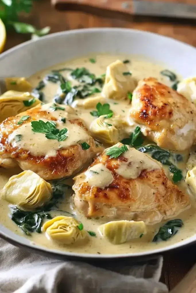 Creamy-Spinach-Artichoke-Chicken