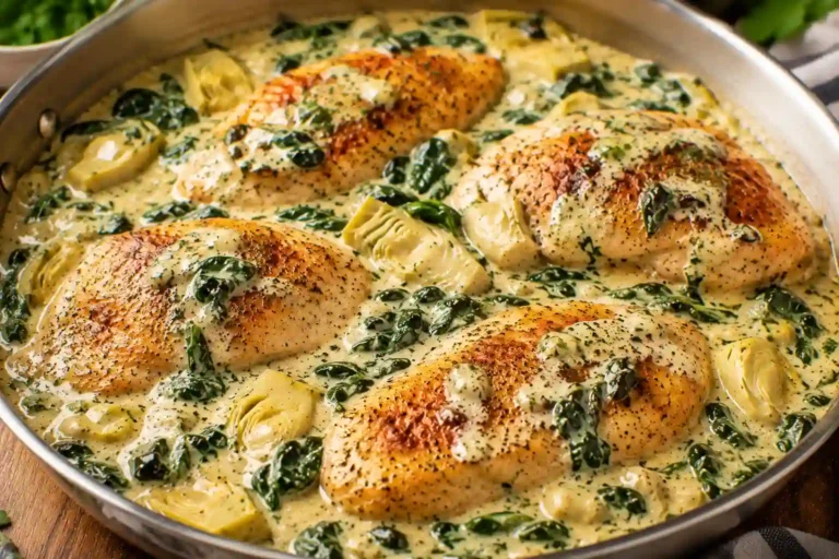 Creamy Spinach Artichoke Chicken